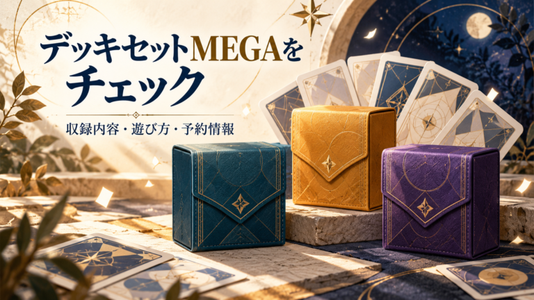 【ポケカ】スペシャルデッキセットMEGAの収録内容・デッキリスト｜価格と発売日の記事へ