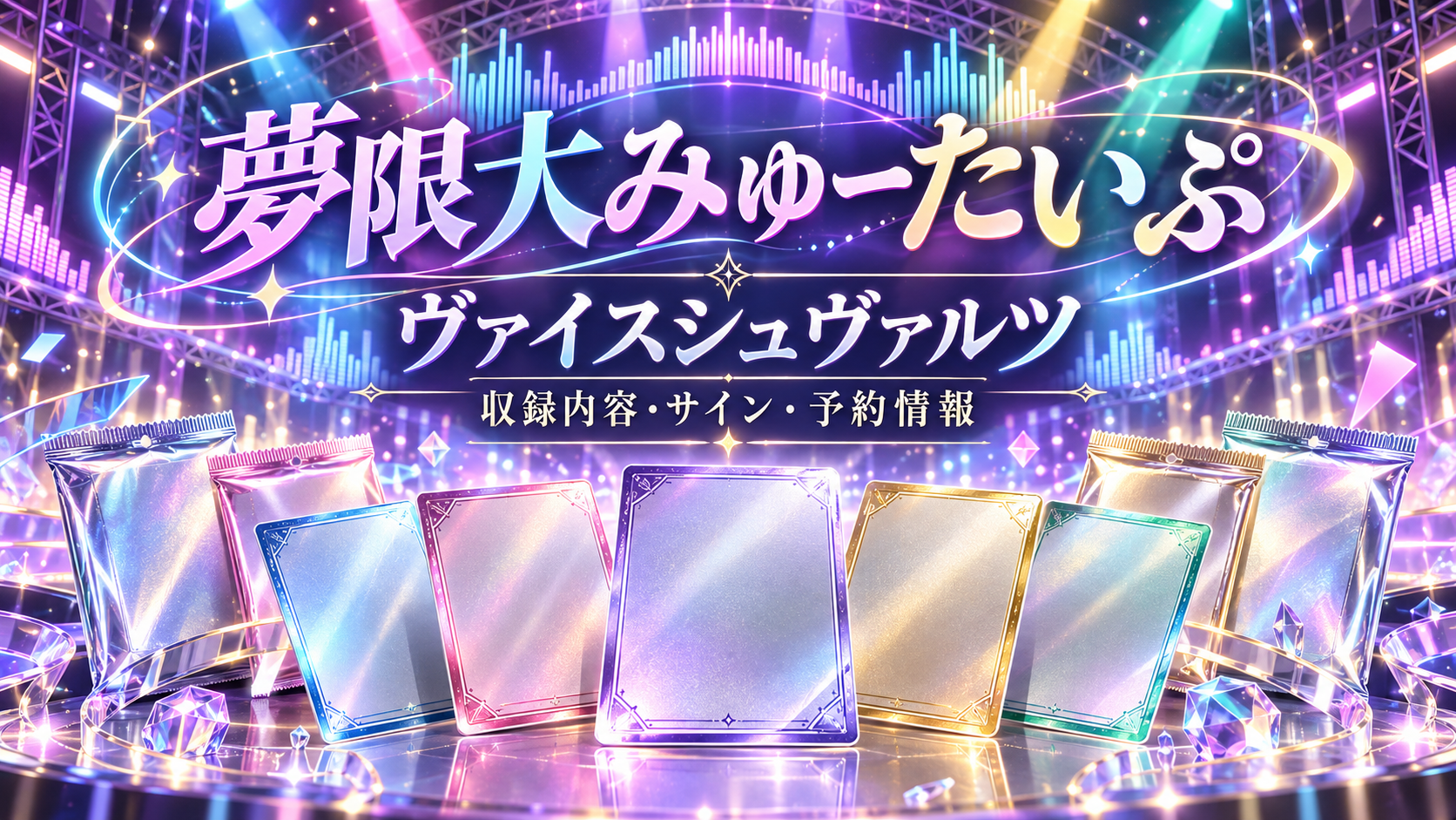 ヴァイスシュヴァルツ 夢限大みゅーたいぷの収録内容・サイン・予約情報を案内するオリジナルイメージ